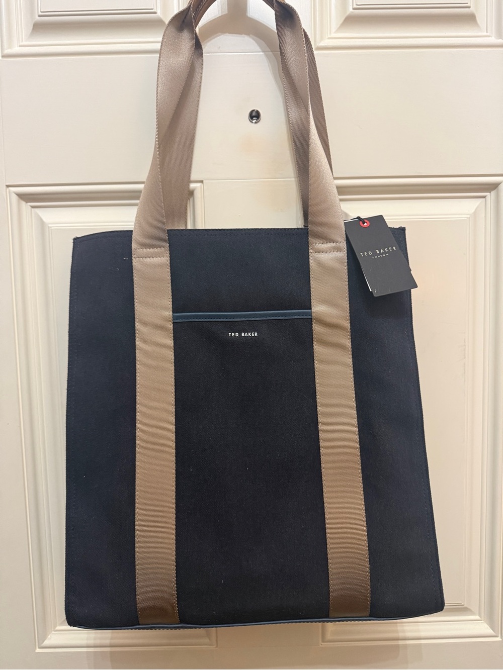 NWT Ted Baker Deptford Navy Laptop Work Tote Bag Retail $230